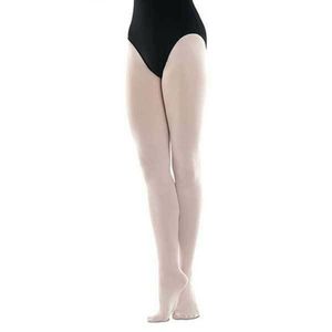 DanzNMotion Adult Footed Tight Pink XL